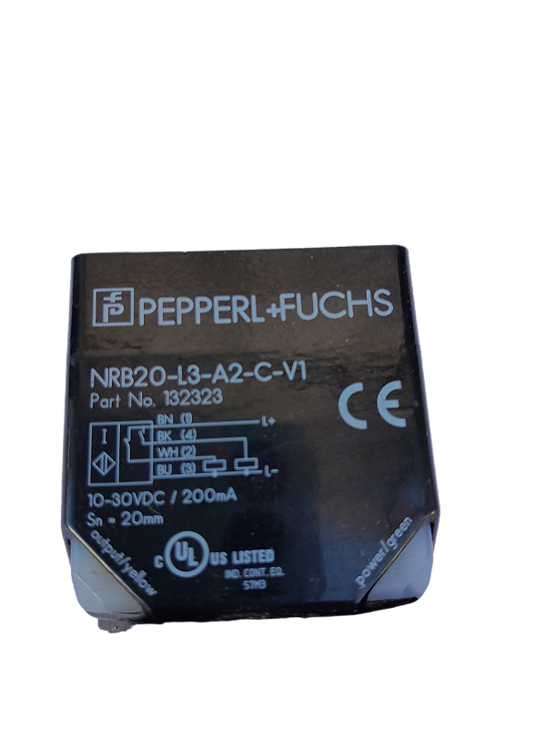 Sensor indutivo 20 mm PNP 10-30Vcc 4 fios NRB20-L3-A2-C-V1 Pepperl Fuchs