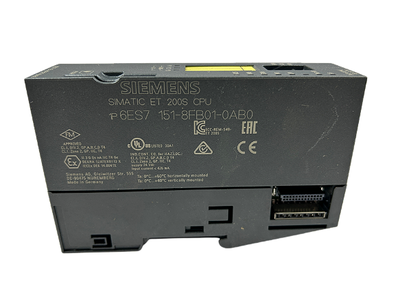 CPU IM151-8F para ET 200S memória de trabalho de 256k, com interface PROFINET 6ES7 151-8FB01-0AB0 Siemens