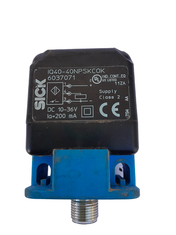 Sensor indutivo PNP NA 40mm 10-36Vdc IQ40-40NPSKC0K Sick