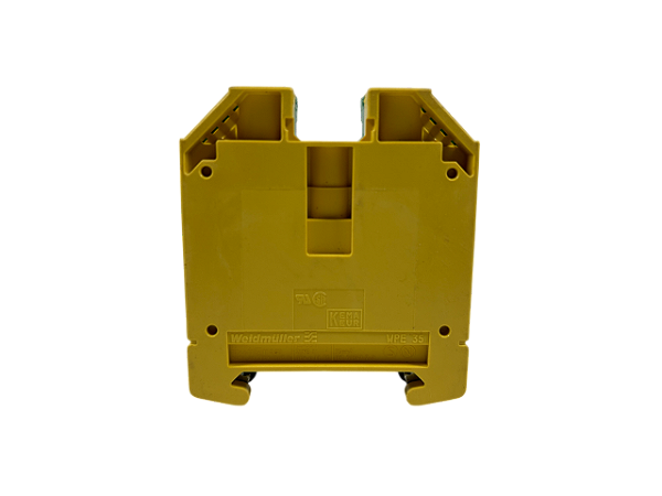 TERMINAL PE PARAFUSO 35MM2 AMARELO/VERDE WPE35 WEIDMULLER