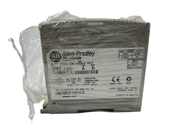 Modulo 16 pontos 24VDC Sink/Source 1762-IQ16 Micrologix Allen Bradley