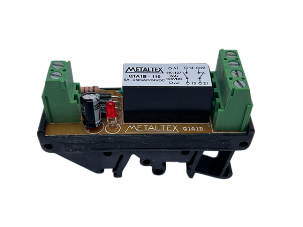 Rele de Interface 110V 1NA+1NF Q1A1B-110 Metaltex