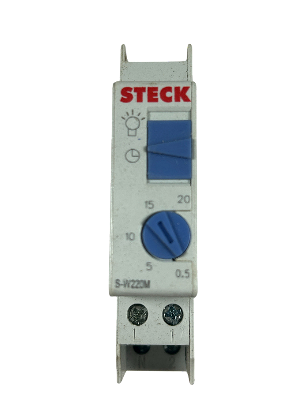 Minuteria coletiva 16A 30seg/20min 220V S-W220M Steck