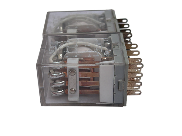 Kit. 2pçs- Relé subminiatura 4 Rev 220VCA 5A TN4RA4 Metaltex