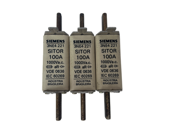 Fusivel NH1 100A aR Sitor 3NE4 221 Siemens