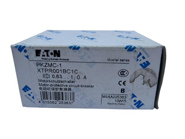 Disjuntor motor 0,63-1A PKZMC-1 XTPR001BC1C Eaton
