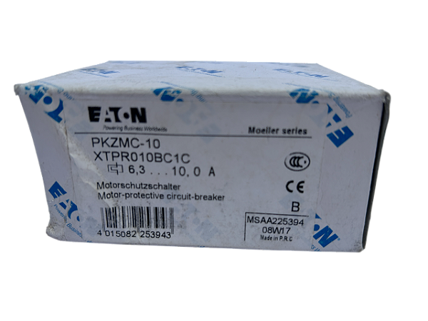 Disjuntor motor 6,3-10A PKZMC-10 XTPR010BC1C Eaton