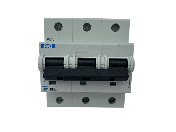 Disjuntor tripolar 80A 20kA mMCT-C80/3 129665 Eaton