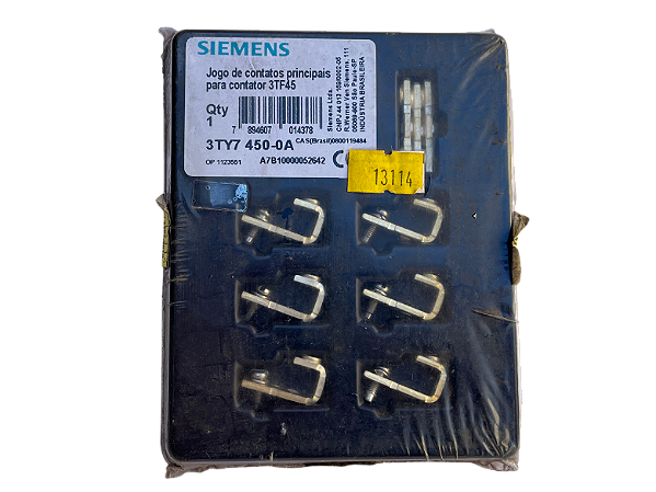 Jogo de contatos para 3TF45 3TY74500A Siemens
