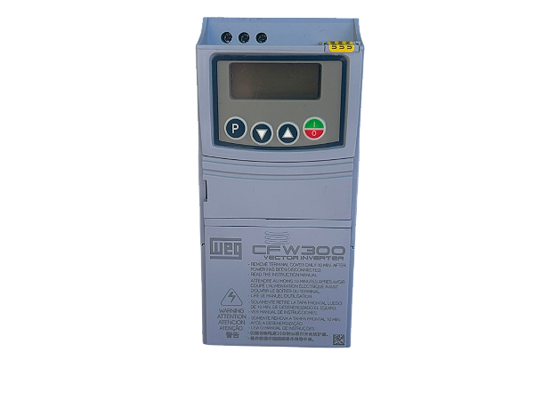 Inversor de frequência 0,5CV 220V monopolar CFW300A02P6S2NB20 Weg