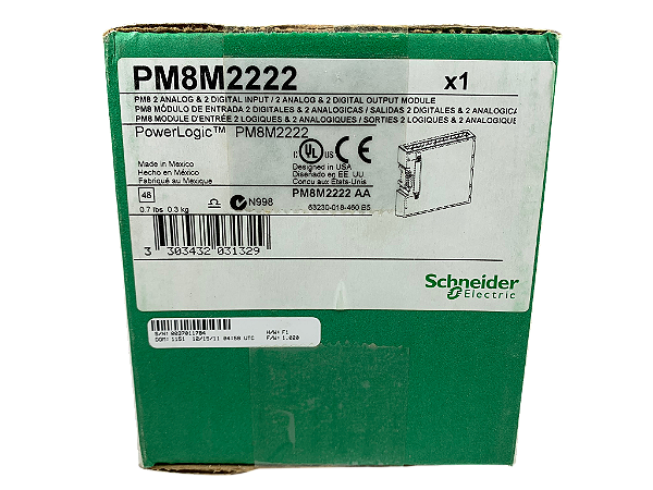 Módulo 2ED 2SD 2EA 2SA PM800 PM8M2222 Schneider