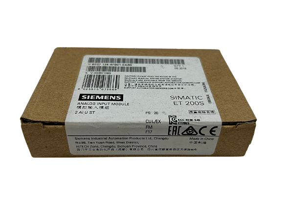 Módulo eletrônico 2AI STD U, +/-10V,1-5V 6ES7134-4FB01-0AB0 Siemens