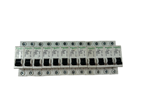 12 pçs Disjuntor monopolar 25A 3kA B 240V K32A1B25 Schneider