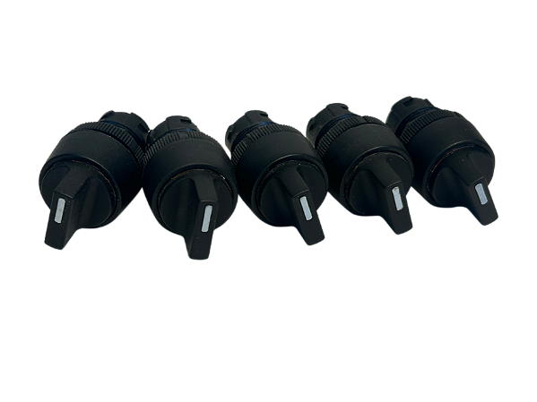 5 pçs Cabeçote Comutador 2 Pos. A Direita C/Trava Aro Preto Curto Ap2 60/01 Ace