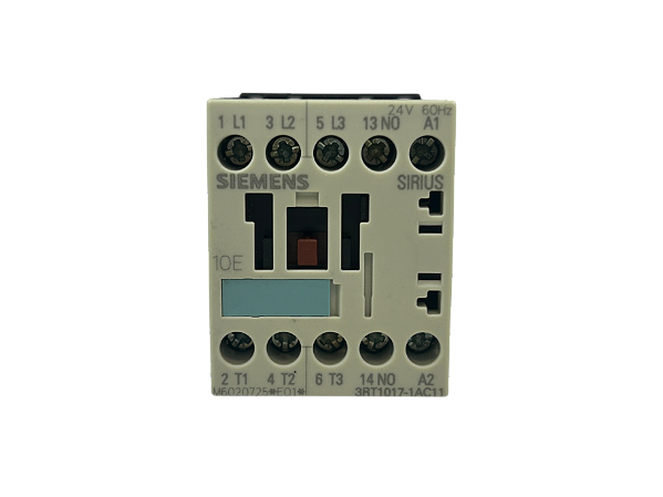 Contator Tripolar 1NA 12A 24Vca 3RT1017-1AC11 Siemens