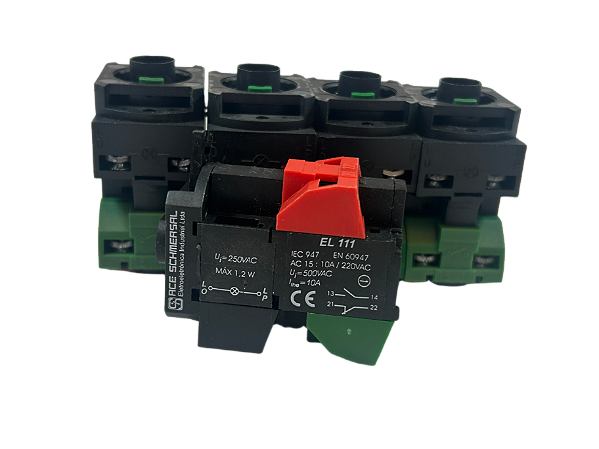 5 pçs Elemento De Contato Impulso 1Na+1Nf EL111 140001 Ace