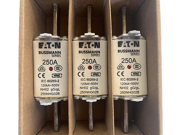 3 pçs Fusivel NH02 250A 500V gL/gG - 250NHG02B Bussmann