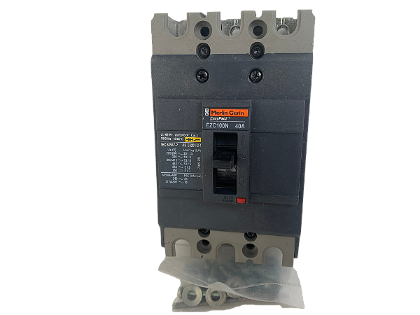 Disjuntor caixa moldada tripolar 40A EZC100N3040 Merlin Gerin