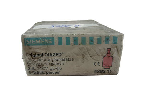 25 pçs Fusível Diazed 2A 5SB2 11 Siemens
