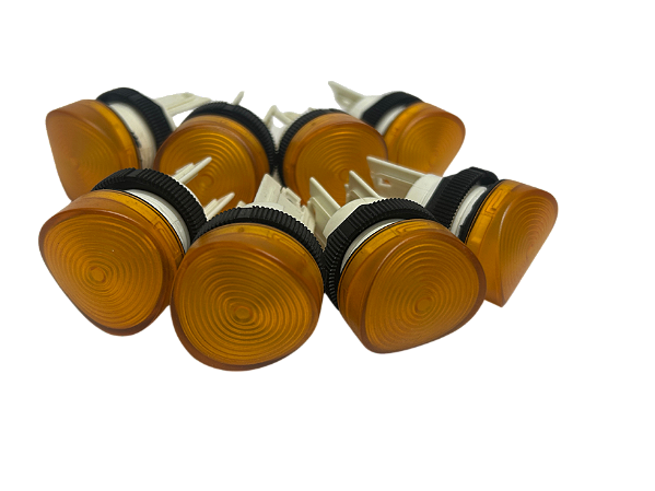 8 Pçs Cabeçote Sinaleiro Luminoso Amarelo Clv2/14 Ace