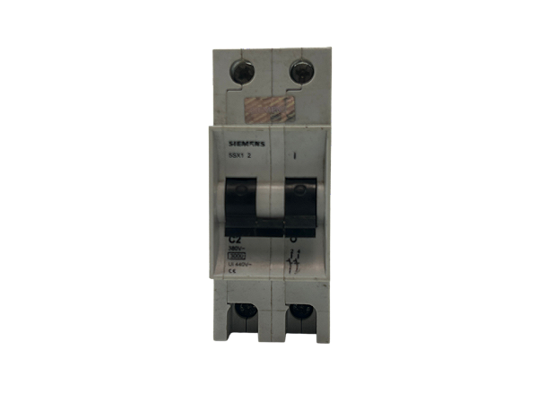 Disjuntor Bipolar 2A Curva C 5Sx1 202-7 Siemens