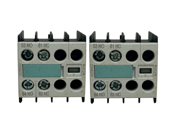 2 pçs Bloco De Contato Aux. Frontal 1Na+1Nf 3Rh1911-1Fa11 Siemens