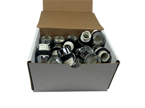 39 pçs Cabeçote Sinalizador Aro Cromado s/ Visor V222 172915 Ace