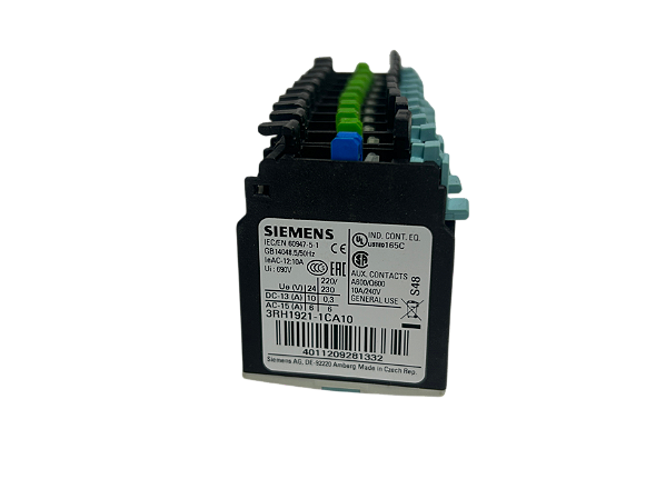 Bloco De Contato Aux. Frontal 1Na 3Rh1921-1Ca10 Siemens