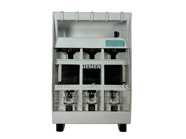 Chave seccionadora de fusível 3NP4 3NP4010-0CH01 Siemens