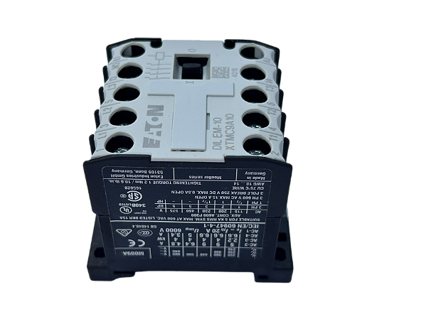 Contator tripolar 9A 220V 1NA DILEM-10 XTMC9A10AO Eaton