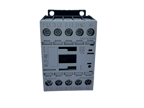 Contator tripolar 12A 220V 1NF DILM12-01 XTCE012B01 Eaton