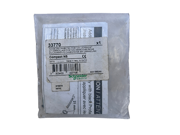 Conjunto trava Ronnis para NT extraível 33770 Schneider Electric