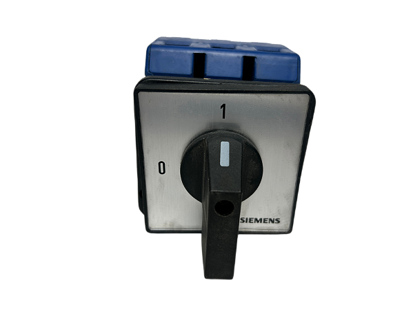 Seccionadora tripolar 100A manopla preta montagem frontal 5TW3 100-1 Siemens