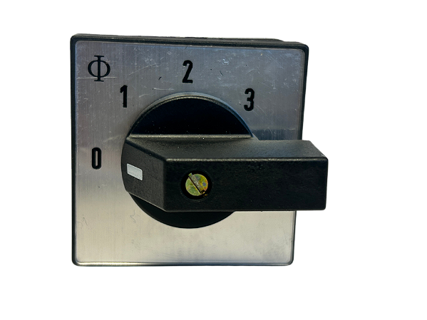 Comutador Voltimétrico 20A S0 trifásico fase-fase 0-1-2-3 CA10.A004.600.E Kraus e Naimer