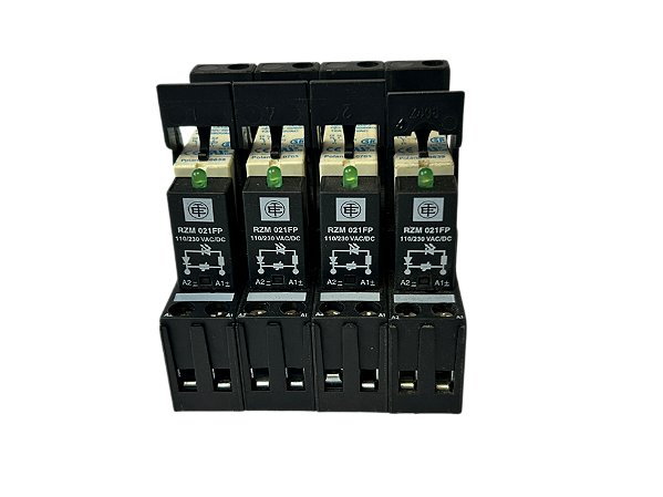 4 pçs Relé de interface 12A 1NAF 230VCA com base RSB1A120P7S Schneider Electric