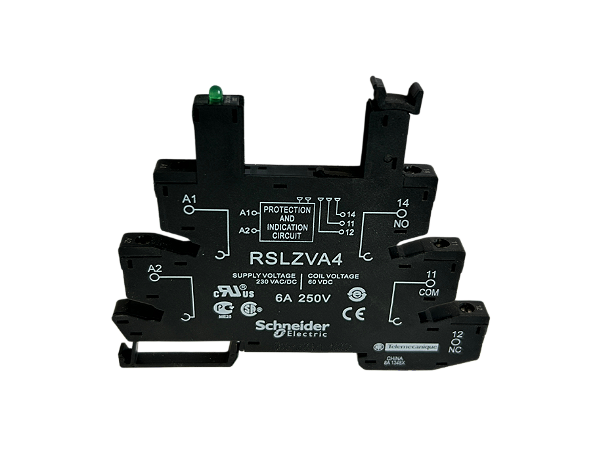 Base para relé RSL conexão parafuso LED 230VCA/CC RSLZVA4 Schneider Electric