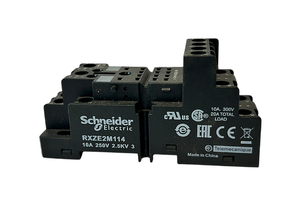 10 pçs Base relé RXM2 e RMX4 contatos mistos RXZE2M114 Schneider Electric