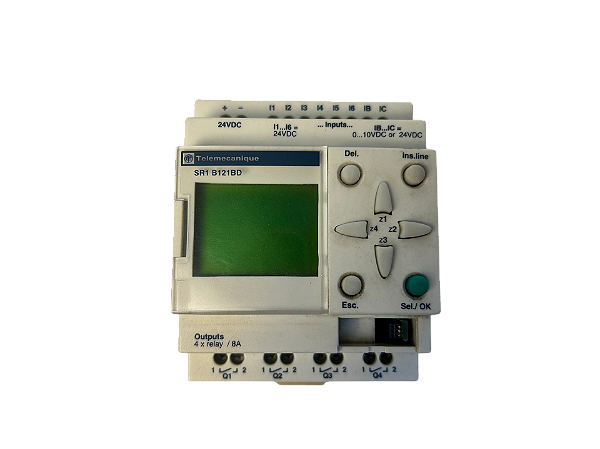 Módulo Lógico Prog. 16Es C/ Display 24Vcc Sr1B121Bd Schneider Usado