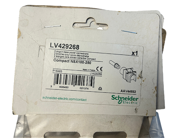3 pçs Conexão P/ Base Plug-In P/ Disj. Nsx250 (2Pçs) Lv429268 Schneider