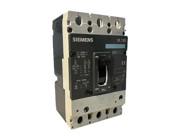 Disjuntor Tripolar 63A 3Vl2706-1Dc33-0Aa0 Siemens