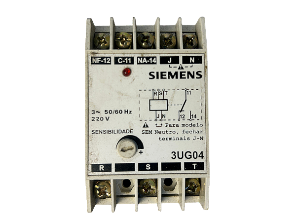 Relé Falta De Fase 220Vca 3Ug04 40-0Am21 Siemens Usado