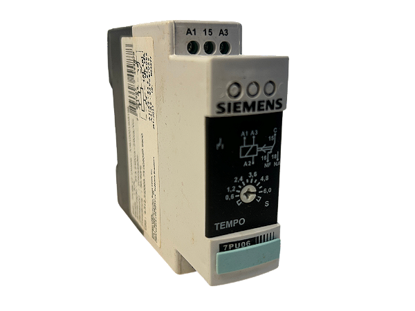 Rele De Tempo Pulso Na Energ. 0,6...6S 94...242Vca-24Vca/Cc 7Pu06 12-1Aw06 Siemens