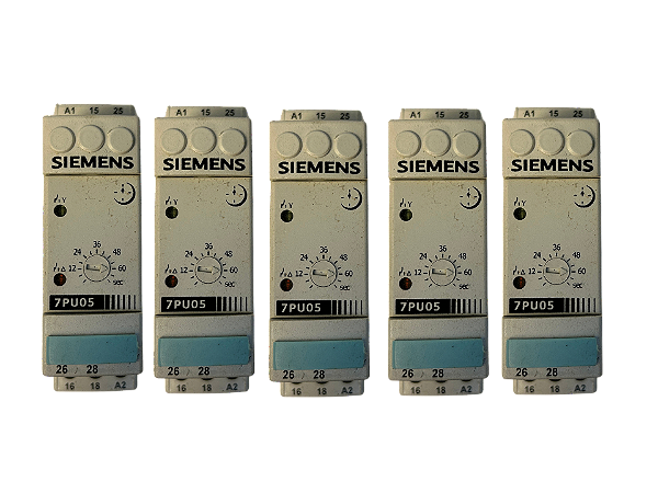 5 pçs Relé De Tempo Estrela Triângulo 6...60S 220Vca 7Pu05 71-1Bn60 Siemens