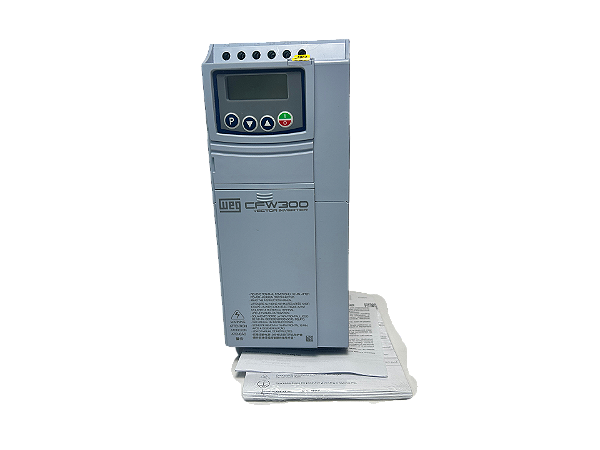 Inversor de frequência trifásico 7,5kW/10CV 380-480VCA 15A sem frenagem CFW300C15P0T4NB20 Weg