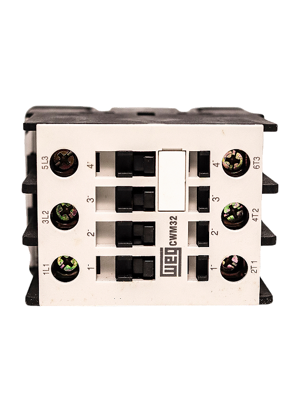 Contator tripolar 40A-AC3 110VCA 1NA+1NF CWM40.11 035502373 Weg