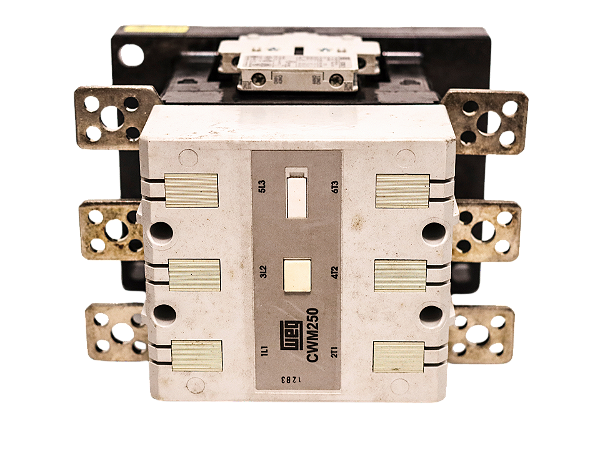 Contator tripolar 250A-AC3 110VCA 2NA+2NF CWM250.11 035507655 Weg