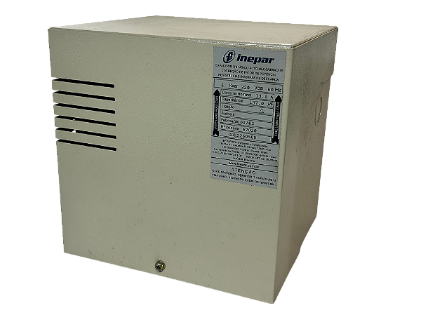 Capacitor trifásico 5KVAR/220V OPEN BOX Inepar usado