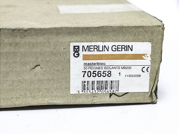 50 pçs Pentes isolantes MB200 705658 Merlin Gerin