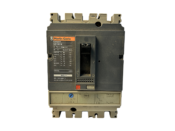 Disjuntor Tripolar 25A Ns100N+Tm25D 29634 Schneider usado
