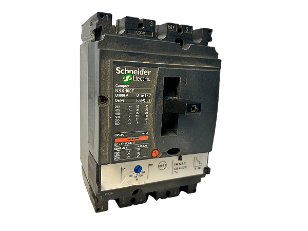 Disjuntor Tripolar 125A Nsx160F+Tm125D Lv430621 Schneider usado